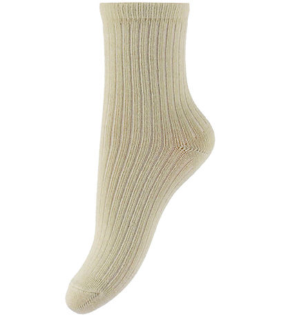 Name It Strømper - 3-pak - NmfNobba - Almond Milk/Brown Lentil