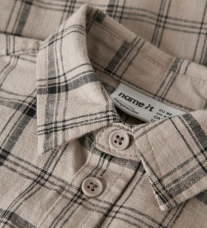 Name It Skjorte - NmmHowie - Chateau Gray/CHECK