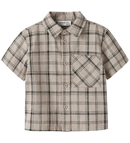 Name It Skjorte - NmmHowie - Chateau Gray/CHECK