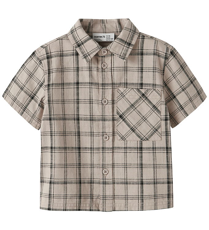 Name It Skjorte - NmmHowie - Chateau Gray/CHECK