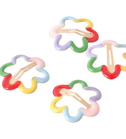 Name It Hårspænder - 4-pak - NmfJibibi - Cradle Pink