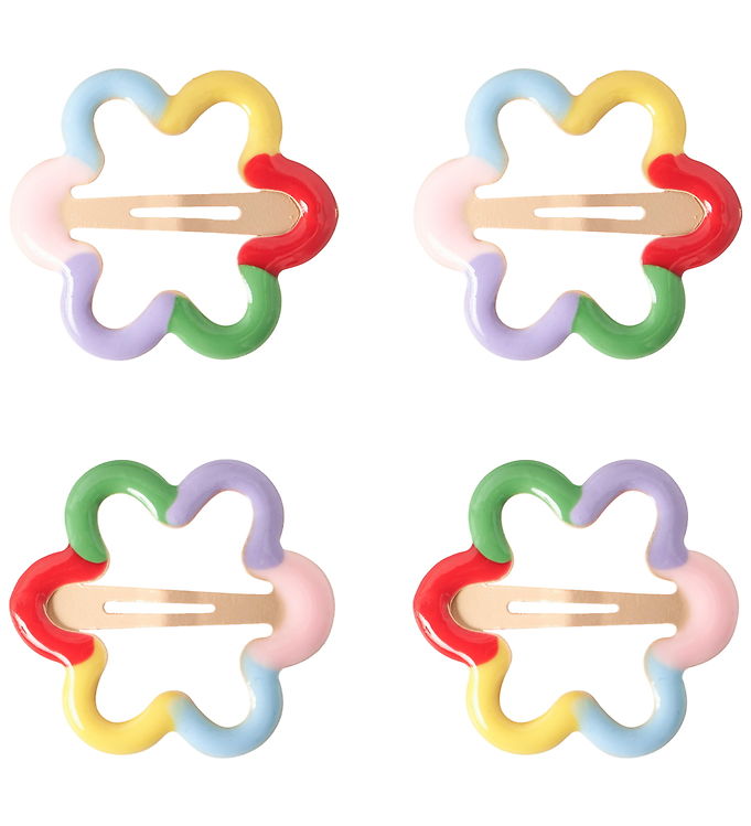 Name It Hårspænder - 4-pak - NmfJibibi - Cradle Pink