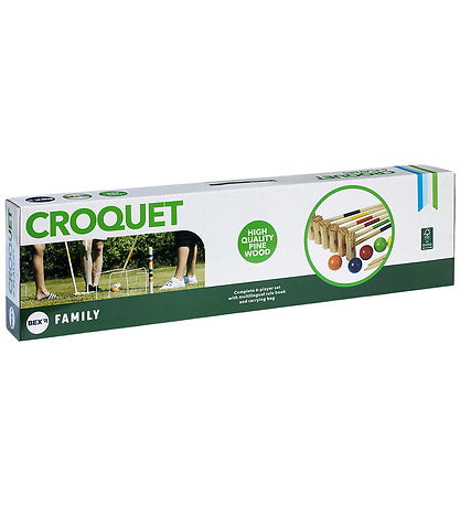 Bex Sport  Havespil- træ - Kroket Til 6 Spillere Family