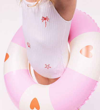 Swim Essentials Badering - Cozy Hearts - 55 cm - Pink