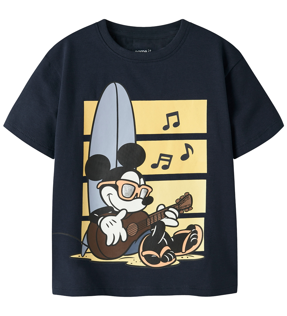 Name It T-Shirt - Mickey - NmmArt - Navy Blazer - Name It - 5 jaar (110) - T-Shirts
