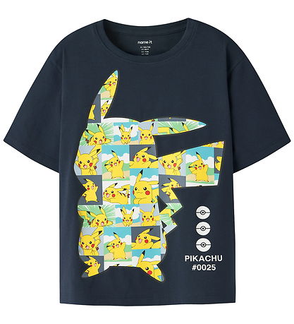 Name It T-shirt - Pokemon - NkmAsla - Navy Blazer