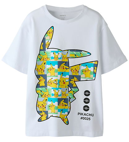 Name It T-shirt - Pokemon - NkmAsla - Bright White