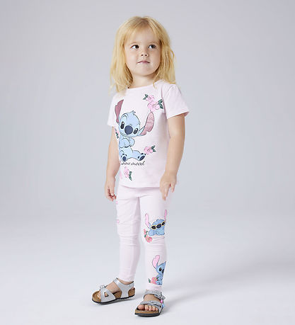 Name It Leggings - Stitch - NmfAna - Cradle Pink