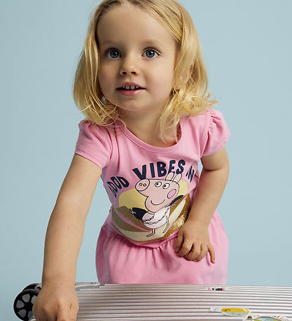 Name It Kjole - NmfArina - Peppa - Pink Drink