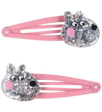 Name It Hair Clips - 2-Pack - NmfArna - Peppa - Pink Drink