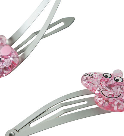 Name It Hårspænder - 2-pak - NmfArna - Peppa - Pale Aqua