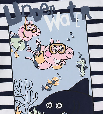 Name It T-shirt - NmmArrow - Peppa - Bright White