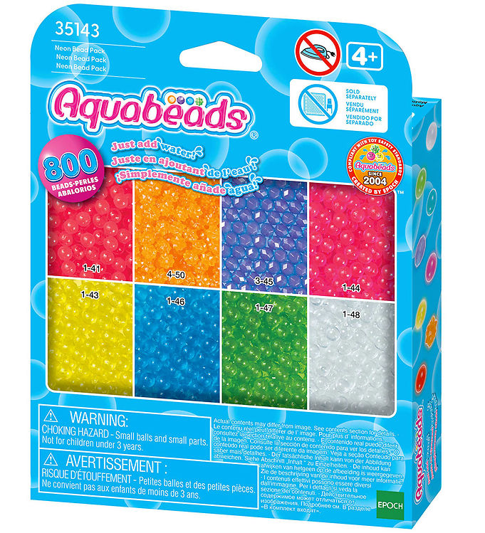 Aquabeads Perler - 800 stk. - Neon