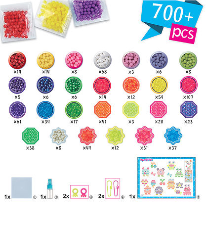 Aquabeads Perlesæt - Nøglering - Crazy Monsters