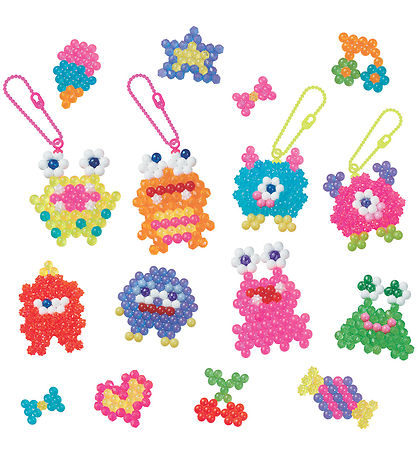 Aquabeads Perlesæt - Nøglering - Crazy Monsters