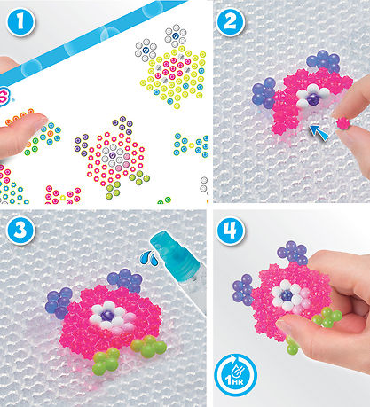 Aquabeads Perlesæt - Nøglering - Crazy Monsters
