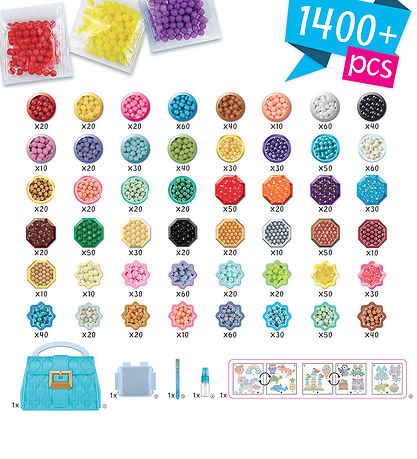 Aquabeads Perlesæt - 1400 stk. - Designers' Carry Case