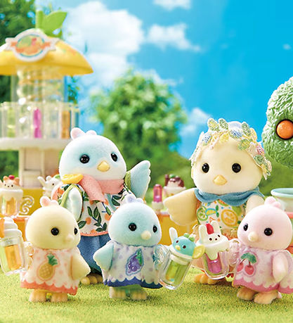 Sylvanian Families - Citrus Bird Family - 5860