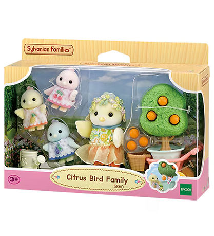 Sylvanian Families - Citrus Bird Family - 5860