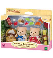Sylvanian Families - Biscuit Bear Sister & Brother - 5852