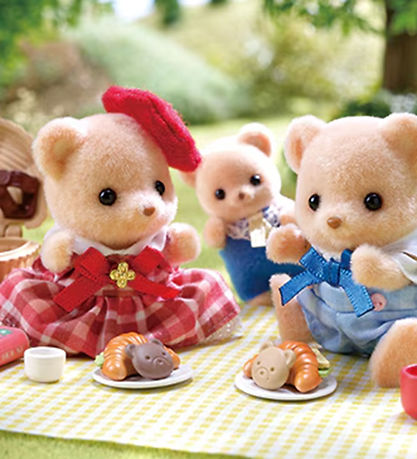 Sylvanian Families - Biscuit Bear Sister & Brother - 5852