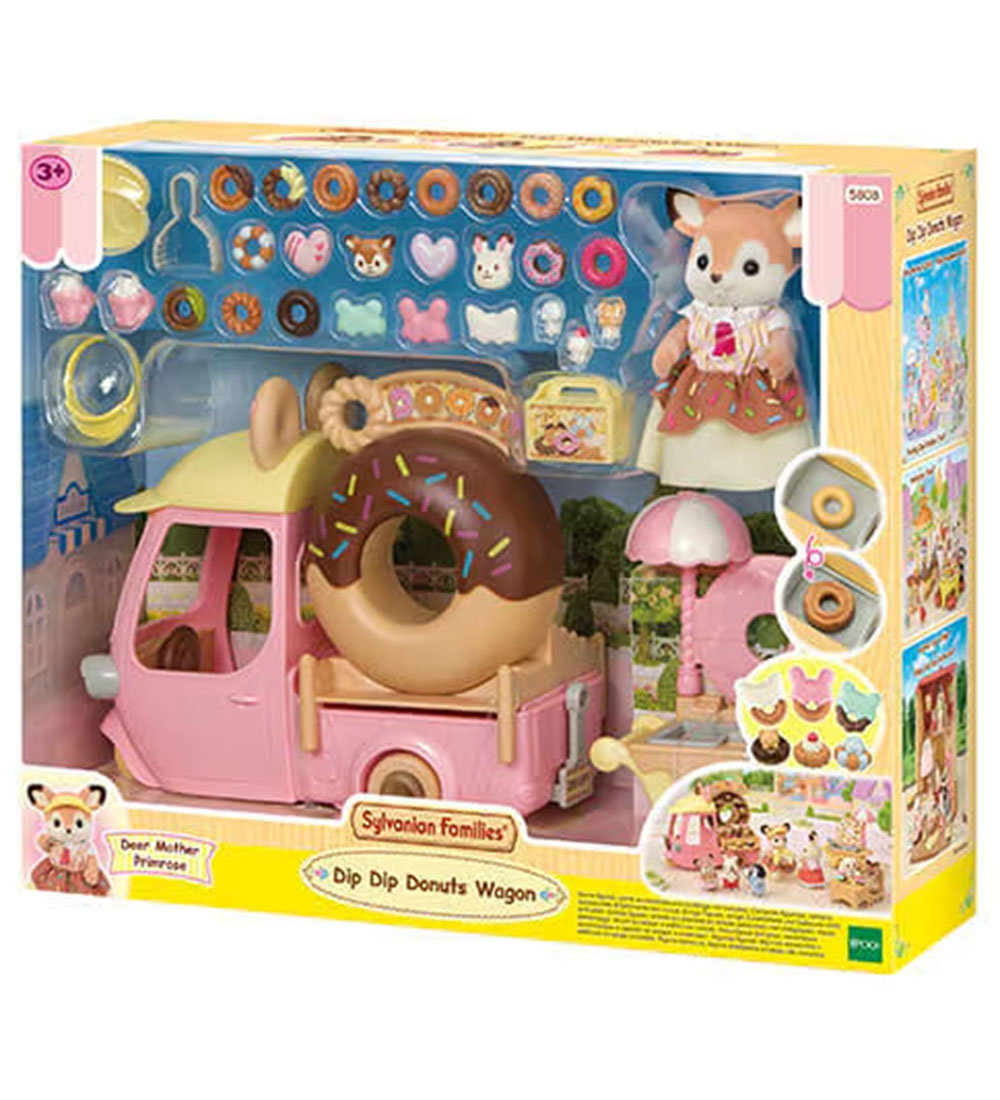 Sylvanian Families - Dip Dip Donuts Wagen - 5808 - Sylvanian Families - One Size - Spielzeugfiguren