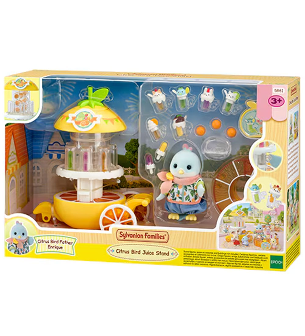 Sylvanian Families - Zitrusfrüchte Bird Saftstand - 5861 - Sylvanian Families - One Size - Spielzeugfiguren