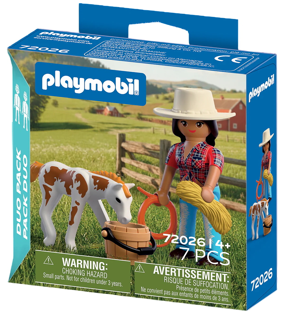 Playmobil DuoPack - Reiter - 7 Teile - 72026 - Playmobil - One Size - Spielzeugfiguren