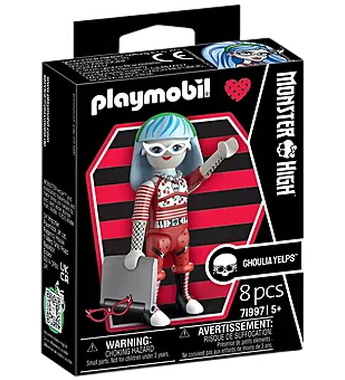 Playmobil Monster High - Ghoulia Yelps - 71997 - 8 Dele