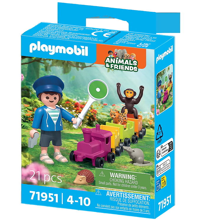 Playmobil Animals & Friends - Togtur- 21 Dele - 71951
