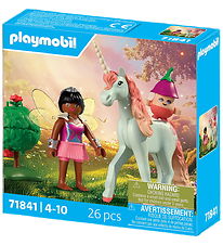 Playmobil Collectible Unicorn - Sky Rose with Fairy - 71841 - 26