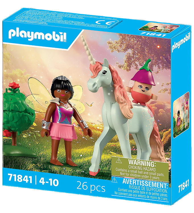 Playmobil Magic Unicorns - Samleobjekt: Himmelrose Med Fe - 26 D
