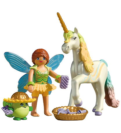 Playmobil Collectible Unicorn - Rainbow Flower with Fairy - 7184