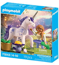 Playmobil Collectible Unicorn - Lucky Lavender with Fairy - 7184