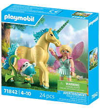Playmobil Collectible Unicorn - Sunshine Blossom with Fairy - 71