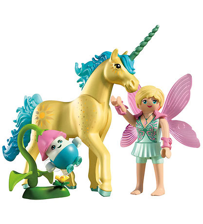 Playmobil Collectible Unicorn - Sunshine Blossom with Fairy - 71