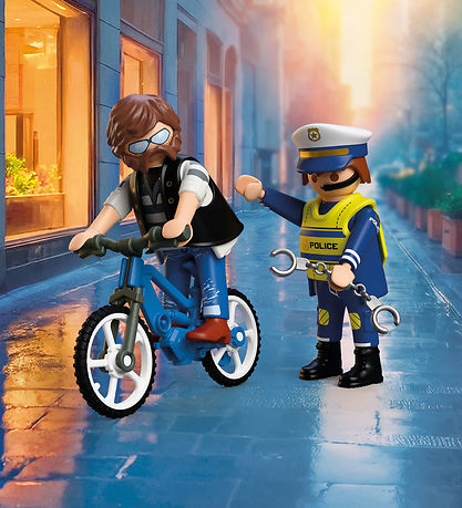 Playmobil City Action - Bicycle Theft - 72076 - 11 Dele