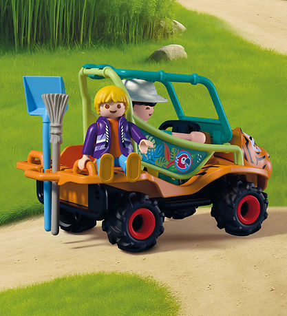 Playmobil Zoo - Zookeeper with vehicle - 72072 - 62 Dele