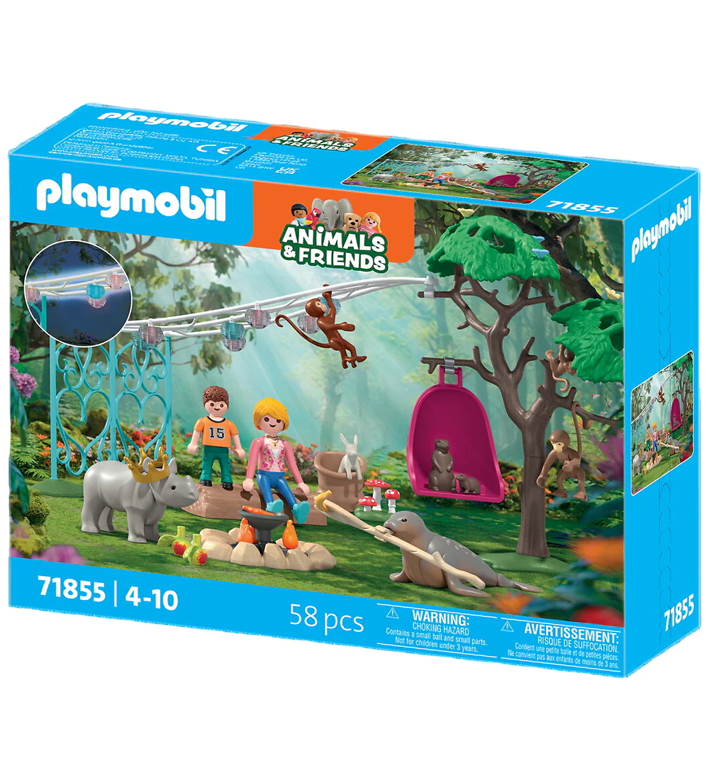 Playmobil Animals & Friends - Geburtstagsfeier - 58 Teile - 7185 - Playmobil - One Size - Spielzeugfiguren