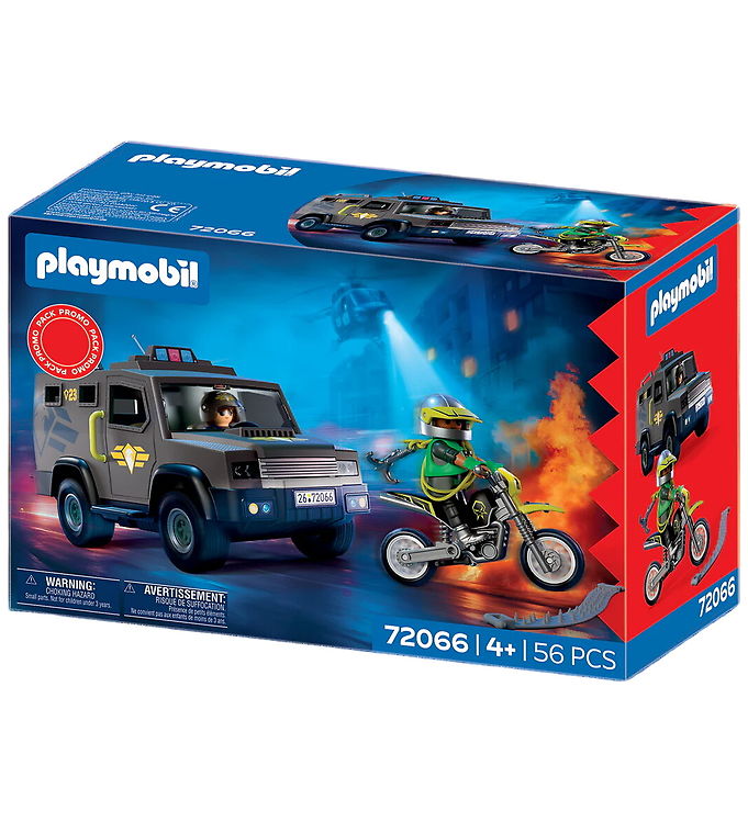 Playmobil City Action - Taktisk Politienhed - 72066 - 56 Dele
