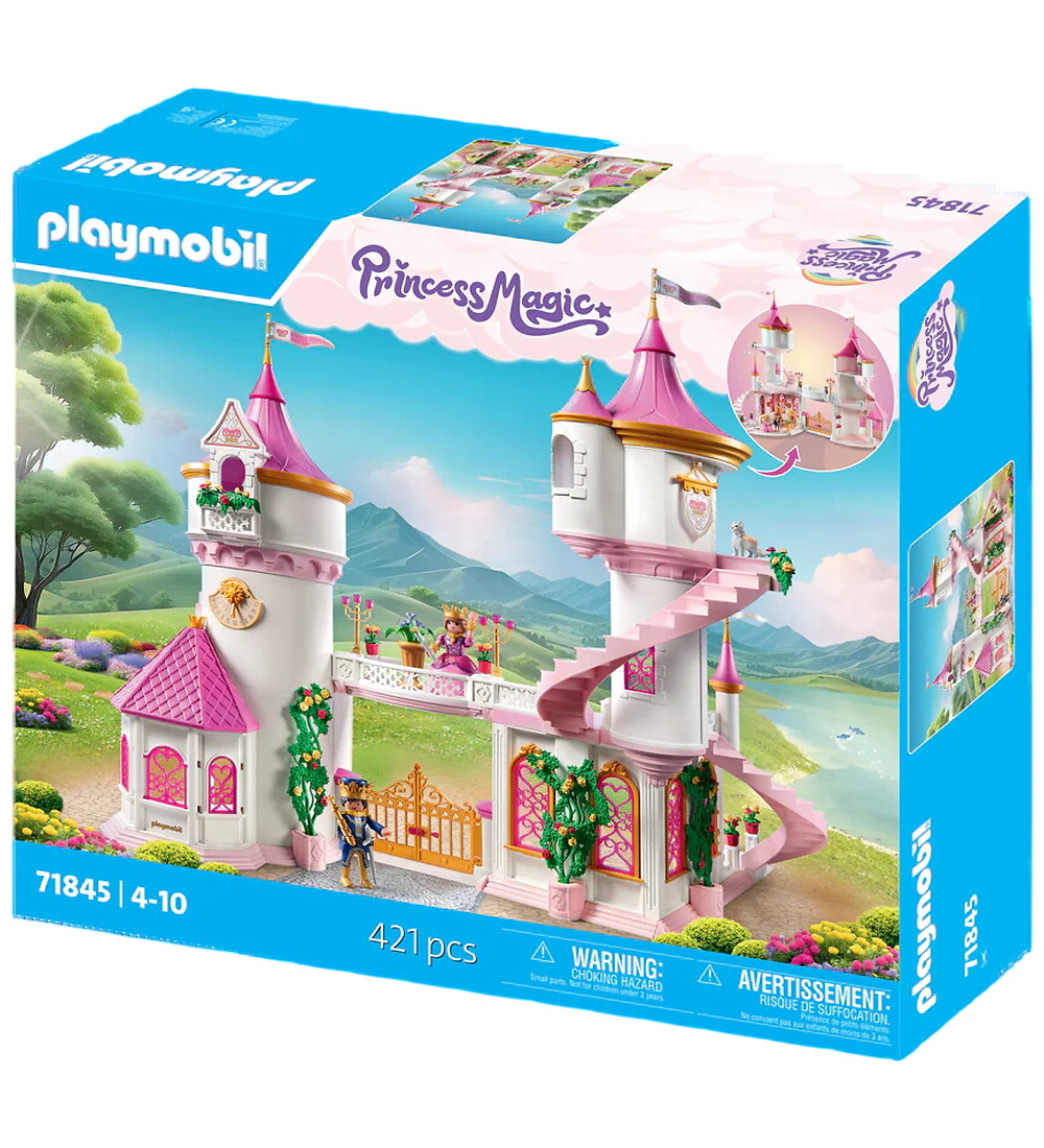Playmobil Princess Magie - XL Prinzessinnen-Schloss mit Königspa - Playmobil - One Size - Spielzeug