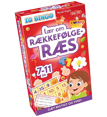 TACTIC Spil - IQ Bingo - Lær Om Rækkefølge-Ræs