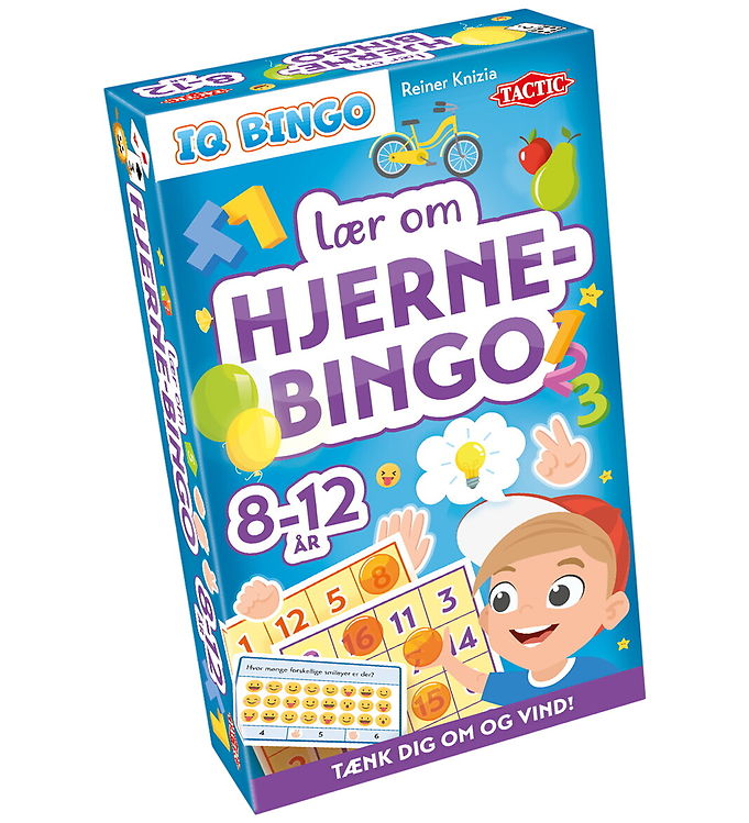 TACTIC Spil - IQ Bingo - Lær Om Hjernebingo