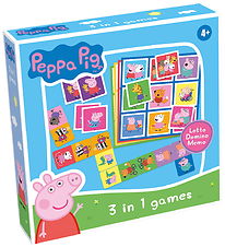 TACTIC Game - 3-in-1 - Picture Lottery/Domino/Memory Game - Pepp