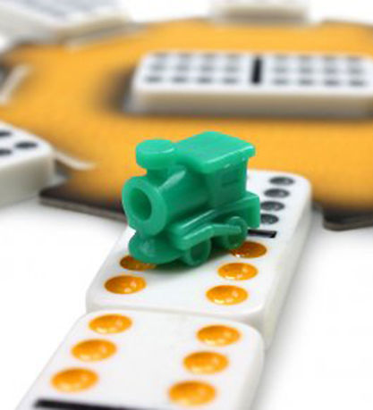 TACTIC Game - Mexican Train - Metal box