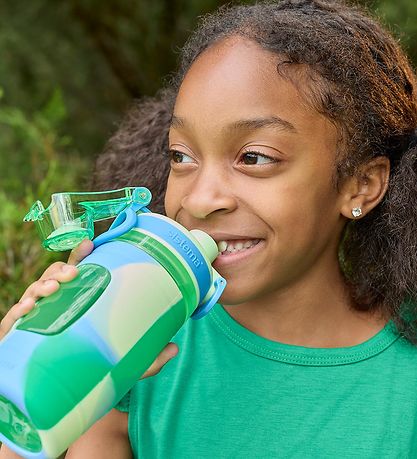 Sistema Drikkedunk - Soft Grip Bottle - 473 ml - Grøn/Blå