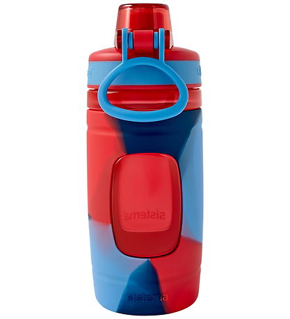 Sistema Drikkedunk - Soft Grip Bottle 473 ml. - Rød/Blå