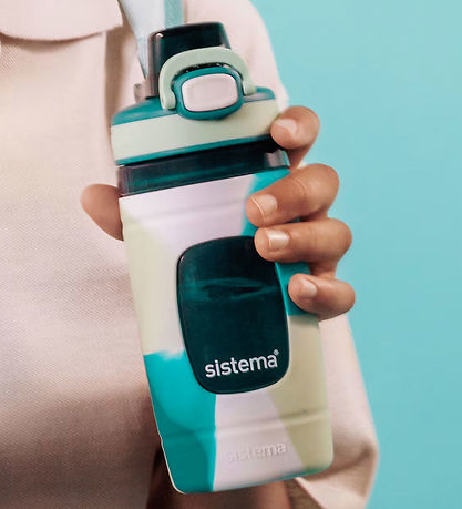 Sistema Drikkedunk - Soft Grip Bottle 473 ml. - Grøm/Hvid