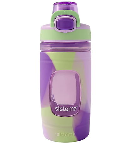 Sistema Drikkedunk - Soft Grip Bottle 473 ml. - Lilla/Grøn
