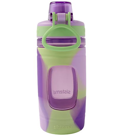 Sistema Drikkedunk - Soft Grip Bottle 473 ml. - Lilla/Grøn
